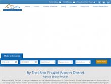 Tablet Screenshot of bytheseaphuket.com